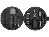 Набор из 25 инструментов в форме колеса, черный/серебристый, изображение 3