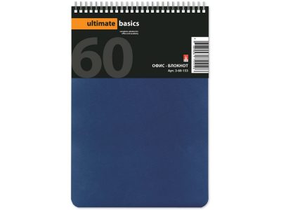 Бизнес — блокнот А5 (135 х 198 мм.) Офис-Лайн 60 л., синий, изображение 1