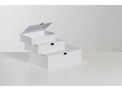 Коробка подарочная White L, изображение 4