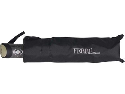 Зонт складной автоматический Ferre, черный, изображение 2