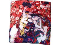 Набор: платок, складной зонт Климт. Танцовщица, красный, изображение 2