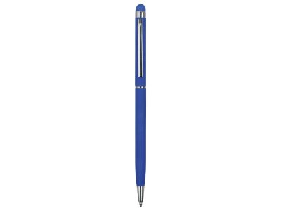 Ручка-стилус шариковая Jucy Soft с покрытием soft touch, синий — 18570.02_2, изображение 2