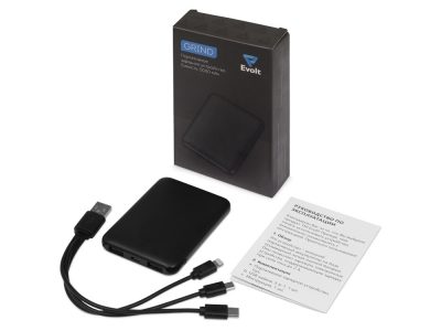 Портативное зарядное устройствоGrind, 5000 mAh, черный, изображение 11