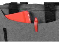 Сумка для ноутбука Wing с вертикальным наружным карманом, серый — 938508_2, изображение 3