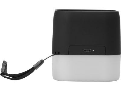 Портативная колонка с подсветкой Deco, soft touch, черный, изображение 5