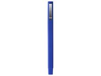 Ручка шариковая пластиковая Quadro Soft, квадратный корпус с покрытием софт-тач, синий — 18100.02_2, изображение 3