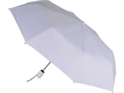 Зонт складной автоматический, белый, изображение 2