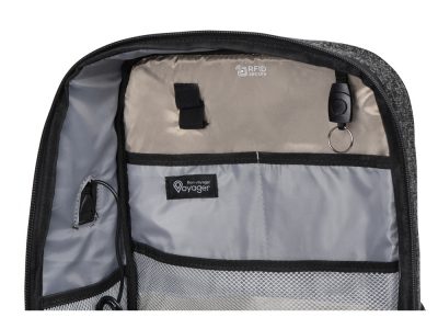 Противокражный водостойкий рюкзак Shelter для ноутбука 15.6 », черный, изображение 3