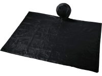 Складывающийся полиэтиленовый дождевик Paulus в сумке, черный — 10301401_2, изображение 1