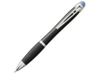 Светящаяся шариковая ручка Nash со светящимся черным корпусом и рукояткой, синий — 10743000_2, изображение 1