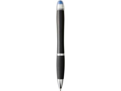 Светящаяся шариковая ручка Nash со светящимся черным корпусом и рукояткой, синий — 10743000_2, изображение 2