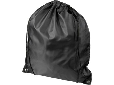 Рюкзак со шнурком Oriole из переработанного ПЭТ, черный — 12046100_2, изображение 1