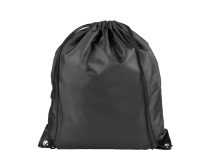 Рюкзак со шнурком Oriole из переработанного ПЭТ, черный — 12046100_2, изображение 2