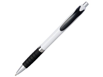 Шариковая ручка Turbo в белом корпусе, белый/черный, синие чернила — 10736300_2, изображение 1