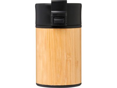 Вакуумный герметичный термостакан Arca с покрытием из меди и бамбука 200 мл, черный — 10063900_2, изображение 2