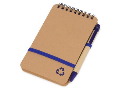 Набор канцелярский с блокнотом и ручкой Masai, синий — 787302_2, изображение 1