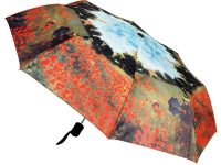 Набор: платок, складной зонт Моне. Поле маков, красный/зеленый (Ou), изображение 3