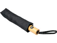 Автоматический складной зонт Bo из переработанного ПЭТ-пластика, черный — 10914301_2, изображение 3
