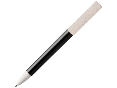 Шариковая ручка и держатель для телефона Medan из пшеничной соломы, черный — 10758000_2, изображение 1