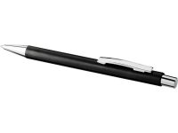 Шариковая ручка Tual из пшеничной соломы с кнопочным механизмом, черный — 10758100_2, изображение 3