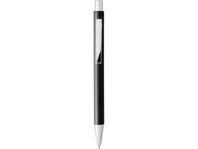 Шариковая ручка Tual из пшеничной соломы с кнопочным механизмом, черный — 10758500_2, изображение 2