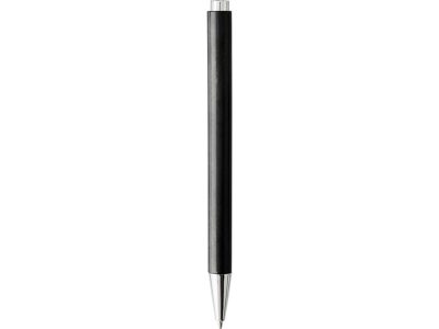 Шариковая ручка Tual из пшеничной соломы с кнопочным механизмом, черный — 10758500_2, изображение 3