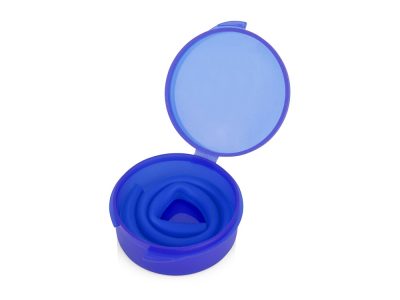 Силиконовая трубочка Fresh в пластиковом кейсе, синий — 897302_2, изображение 1
