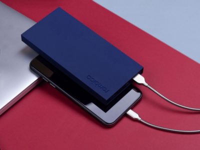 Внешний аккумулятор Rombica NEO ARIA Maroon, 10000мАч, Soft-touch, PD, QCharge, Type-C, бордовый/син — 595532_2, изображение 6