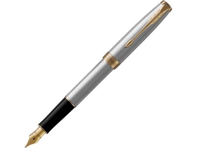Ручка перьевая Parker Sonnet Core Stainless Steel GT, серебристый/золотистый, изображение 1