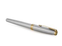 Ручка перьевая Parker Sonnet Core Stainless Steel GT, серебристый/золотистый, изображение 3
