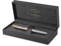Ручка перьевая Parker Sonnet Core Stainless Steel GT, серебристый/золотистый, изображение 6
