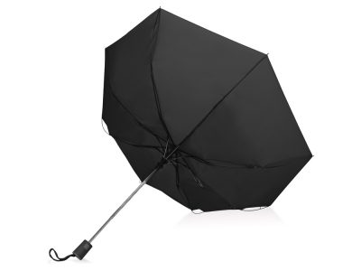 Зонт складной Irvine, полуавтоматический, 3 сложения, с чехлом, черный — 979037_2, изображение 3