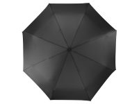 Зонт складной Irvine, полуавтоматический, 3 сложения, с чехлом, черный — 979037_2, изображение 6