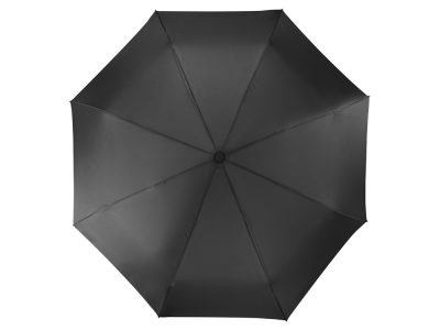 Зонт складной Irvine, полуавтоматический, 3 сложения, с чехлом, черный — 979037_2, изображение 6