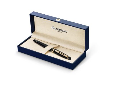 Ручка перьевая Waterman Expert 3 Black Laque GT F, черный/золотистый — 326597_2, изображение 2