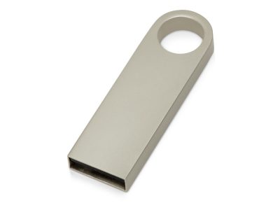 USB-флешка на 8 Гб с мини чипом, компактный дизайн с круглым отверстием., серебро — 6589.8.00_2, изображение 1