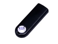 USB-флешка промо на 128 Гб прямоугольной формы, выдвижной механизм, белый — 6835.128.06_2, изображение 2