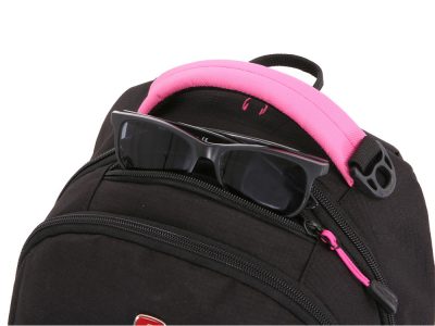 Рюкзак SWISSGEAR, фьюжн/2 мм рипстоп, 32x15x46 см, 22 л, черный/фуксия — 73256_2, изображение 6