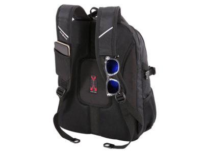 Рюкзак SWISSGEAR, 15,полиэстер 900D/рипстоп, 36x19x47 см, 32 л, черный/синий, изображение 2