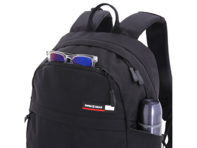 Рюкзак SWISSGEAR 14, полиэстер 600D, 30 x 17,5 x 45 см, 24 л, черный, изображение 4