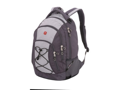 Рюкзак SWISSGEAR, полиэстер, 33х19х45 см, 28 л, серый, изображение 1