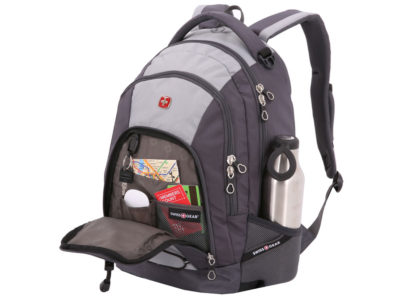 Рюкзак SWISSGEAR, полиэстер, 33х19х45 см, 28 л, серый, изображение 5