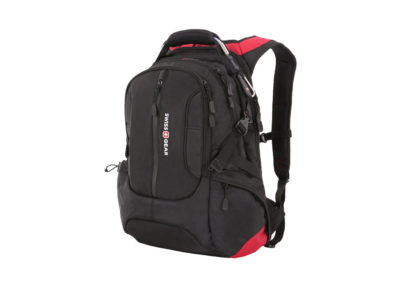 Рюкзак SWISSGEAR, 15, полиэстер 1200D, 36х17х50 см, 30 л, черный/красный, изображение 1