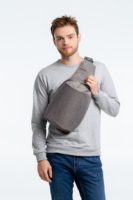 Рюкзак на одно плечо Tweed, серый, изображение 9