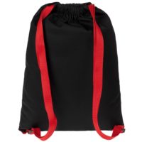 Рюкзак Nock, черный с красной стропой, изображение 3