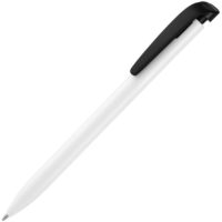 Ручка шариковая Favorite, белая с черным, изображение 1