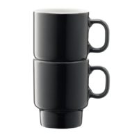 Набор из 2 чашек для эспрессо Utility, серый, изображение 2