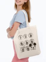 Холщовая сумка «Микки Маус. Icon Sketch», неокрашенная, изображение 1