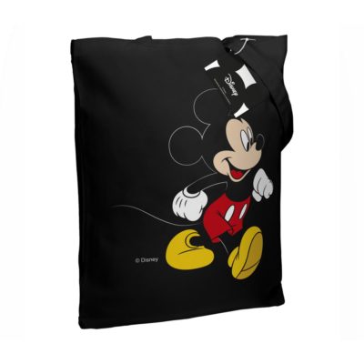 Холщовая сумка «Микки Маус. Easygoing», черная, изображение 3