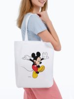 Холщовая сумка «Микки Маус. Fun», белая, изображение 1